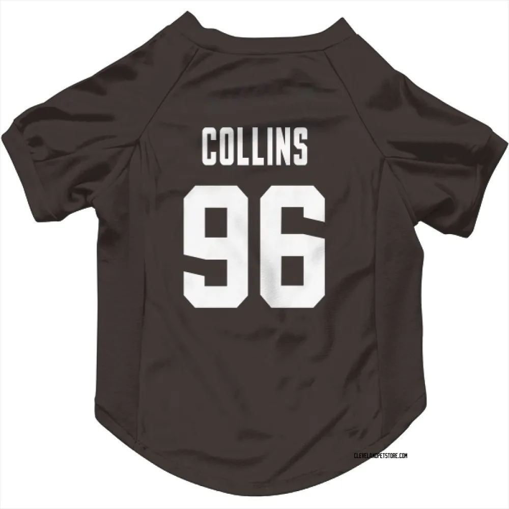 Cleveland Browns Maliek Collins Brown Pet Jersey for Dog & Cat