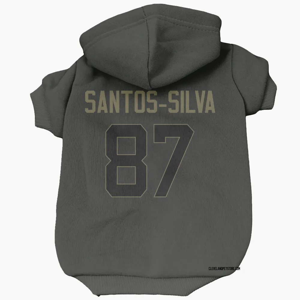 Cleveland Browns Marcus Santos-Silva Black Service Pet Hoodie for Dog & Cat