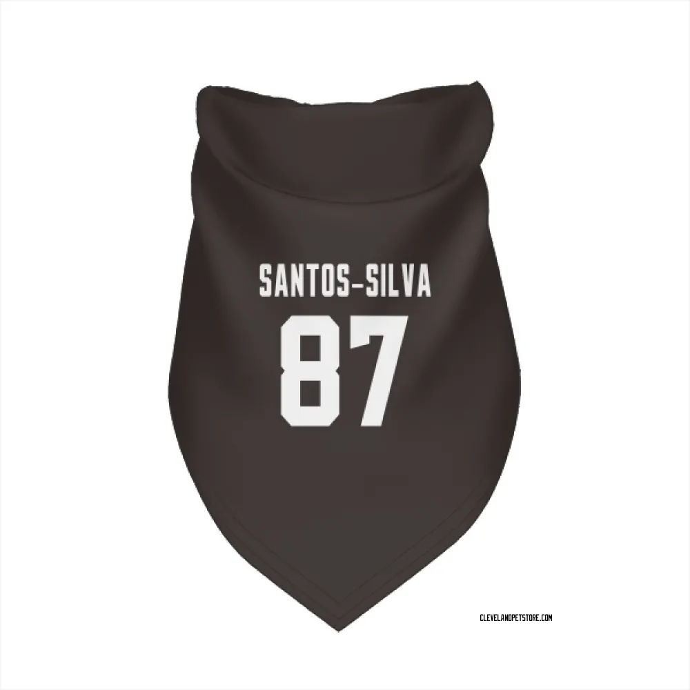 Cleveland Browns Marcus Santos-Silva Brown Pet Bandana for Dog & Cat