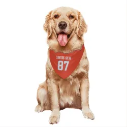 Cleveland Browns Marcus Santos-Silva Orange Pet Bandana for Dog & Cat