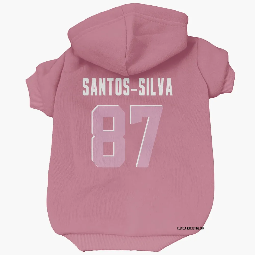 Cleveland Browns Marcus Santos-Silva Pink Pet Hoodie for Dog & Cat