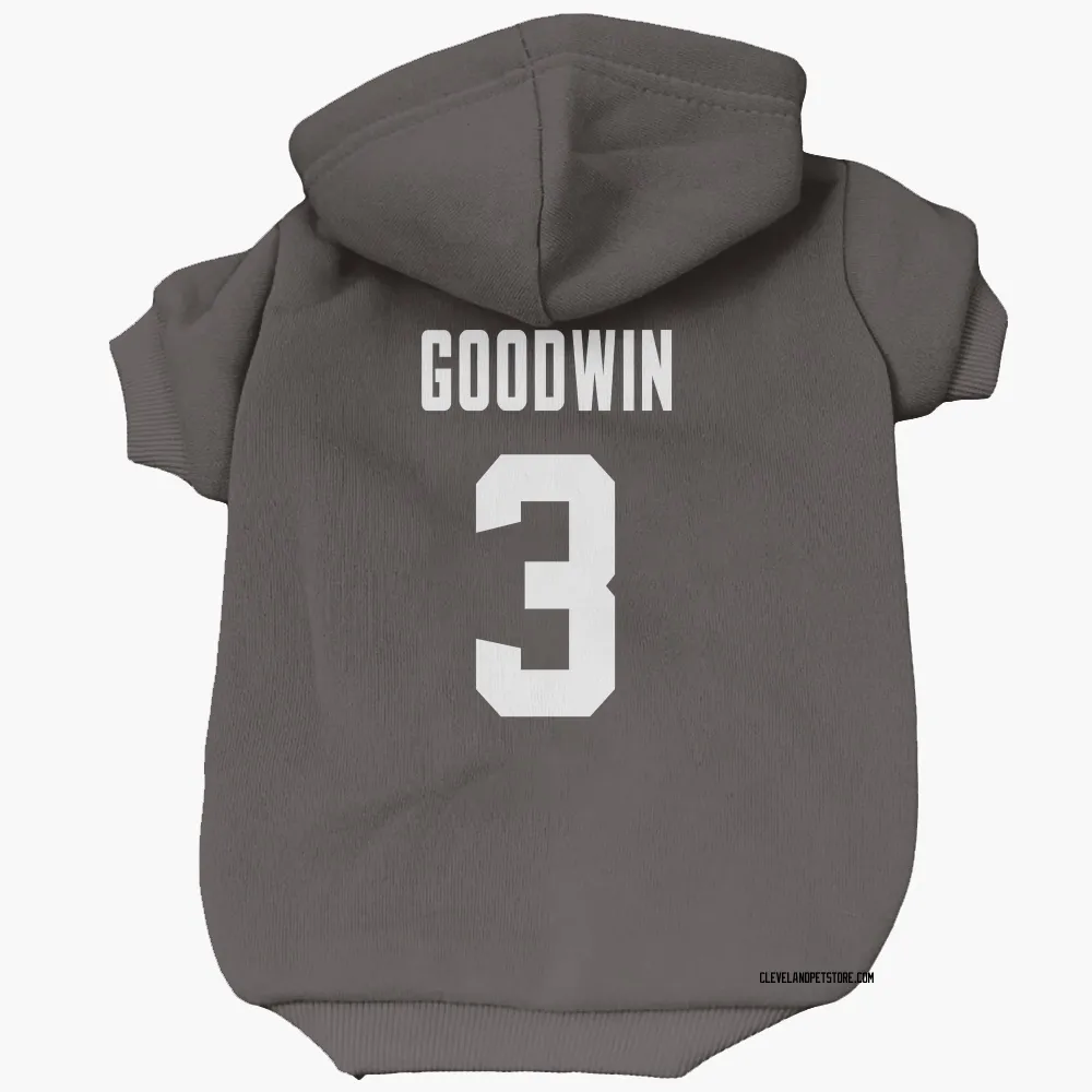 Cleveland Browns Marquise Goodwin Brown Pet Hoodie for Dog & Cat