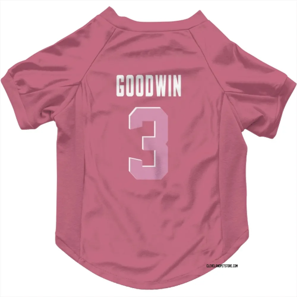 Cleveland Browns Marquise Goodwin Pink Pet Jersey for Dog & Cat