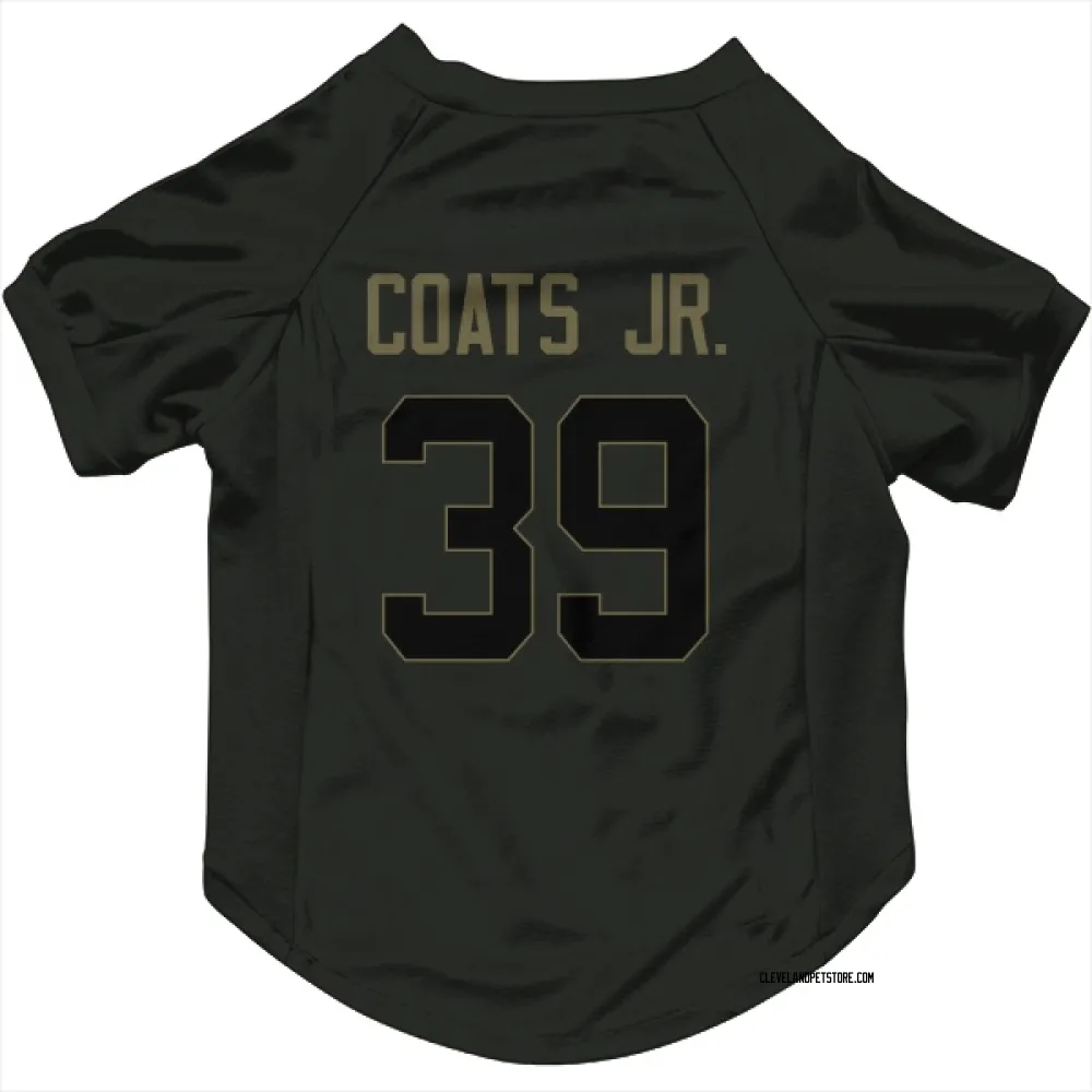 Cleveland Browns Michael Coats Jr. Black Service Pet Jersey for Dog & Cat