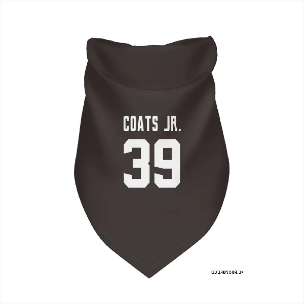 Cleveland Browns Michael Coats Jr. Brown Pet Bandana for Dog & Cat