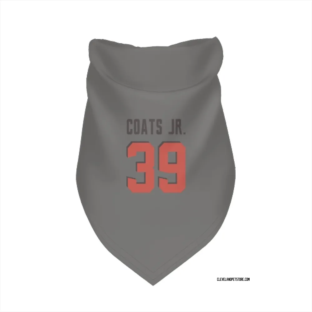 Cleveland Browns Michael Coats Jr. Gray Pet Bandana for Dog & Cat