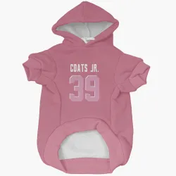 Cleveland Browns Michael Coats Jr. Pink Pet Hoodie for Dog & Cat