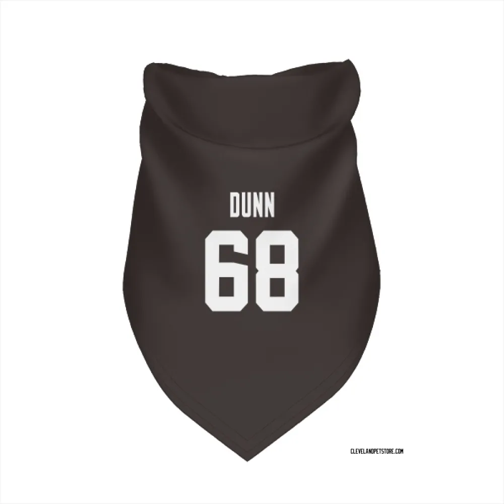 Cleveland Browns Michael Dunn Brown Pet Bandana for Dog & Cat