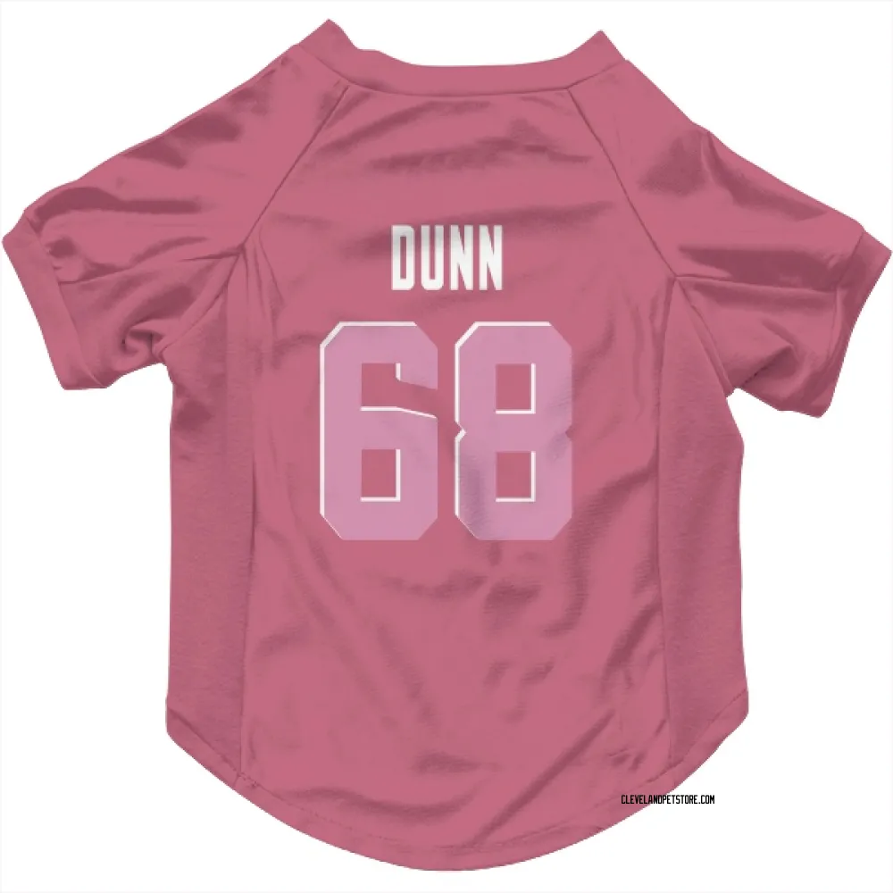 Cleveland Browns Michael Dunn Pink Pet Jersey for Dog & Cat