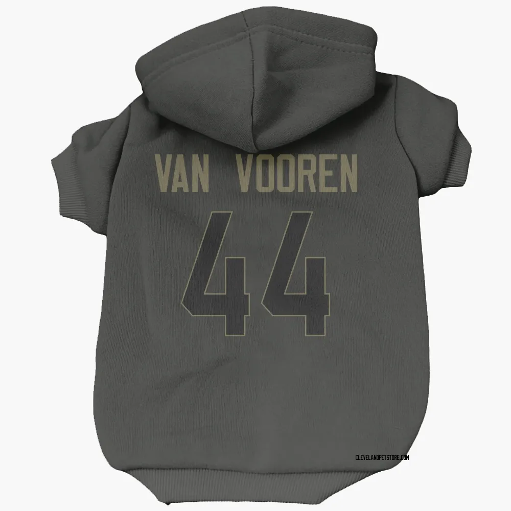 Cleveland Browns Mitch Van Vooren Black Service Pet Hoodie for Dog & Cat