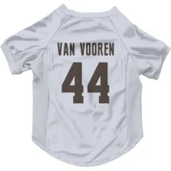 Cleveland Browns Mitch Van Vooren White Pet Jersey for Dog & Cat