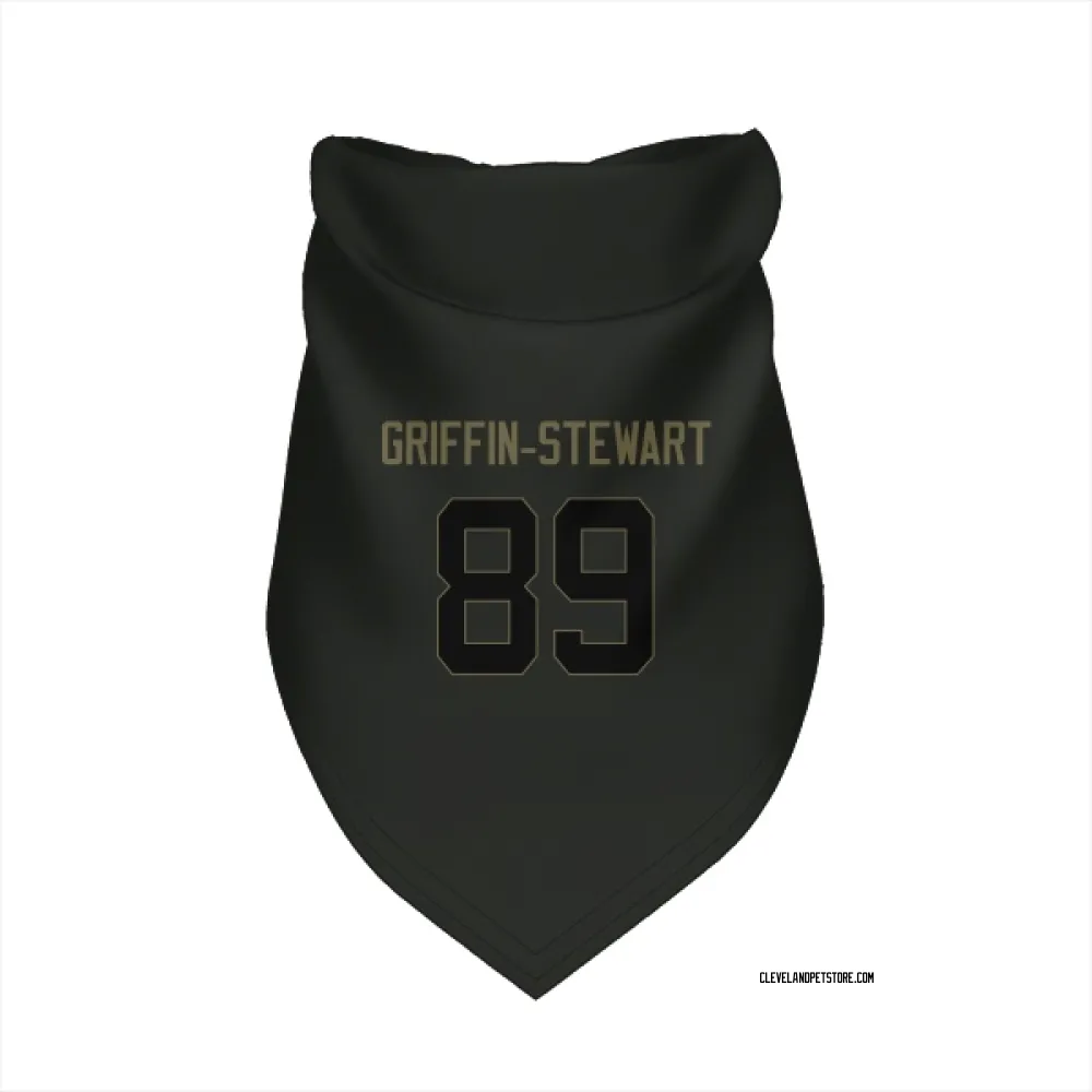 Cleveland Browns Nakia Griffin-Stewart Black Service Pet Bandana for Dog & Cat