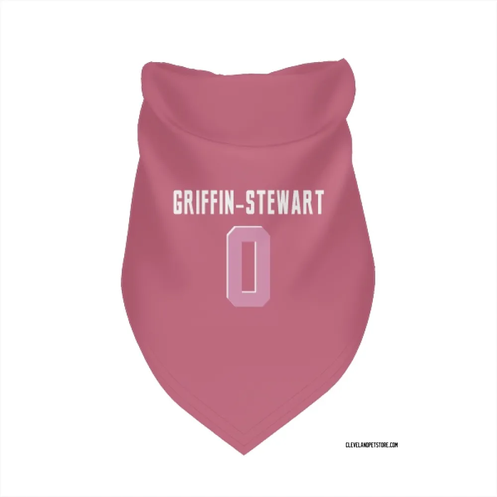 Cleveland Browns Nakia Griffin-Stewart Pink Pet Bandana for Dog & Cat