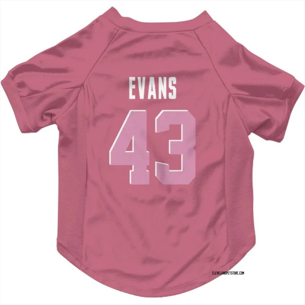 Cleveland Browns Nate Evans Pink Pet Jersey for Dog & Cat