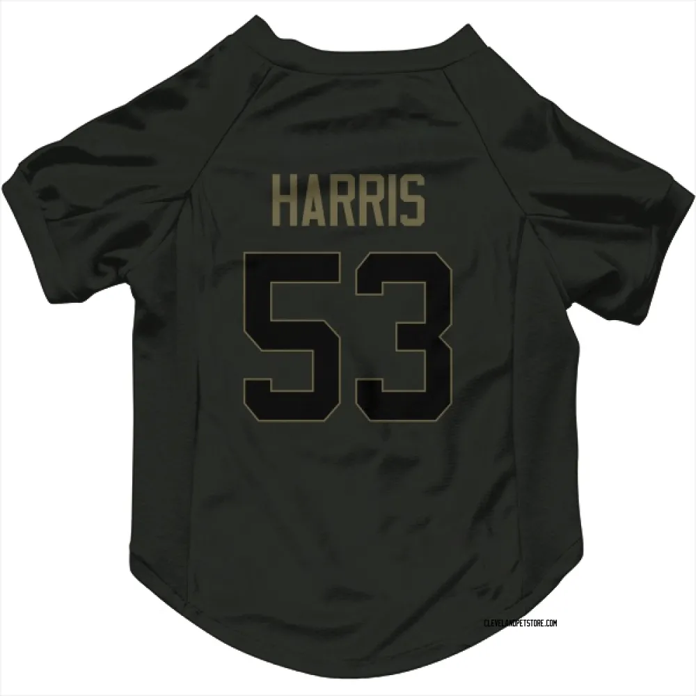Cleveland Browns Nick Harris Black Service Pet Jersey for Dog & Cat