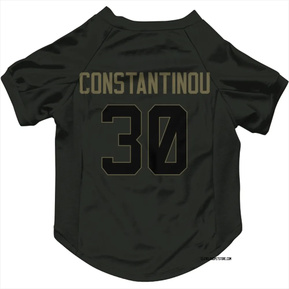Cleveland Browns Nik Constantinou Black Service Pet Jersey for Dog & Cat