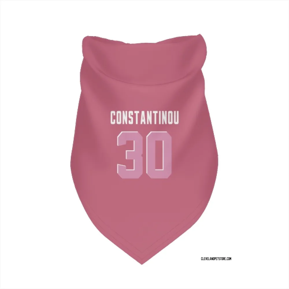 Cleveland Browns Nik Constantinou Pink Pet Bandana for Dog & Cat