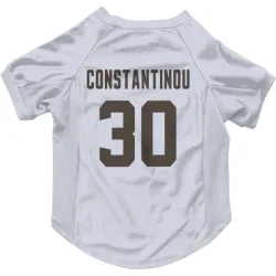 Cleveland Browns Nik Constantinou White Pet Jersey for Dog & Cat