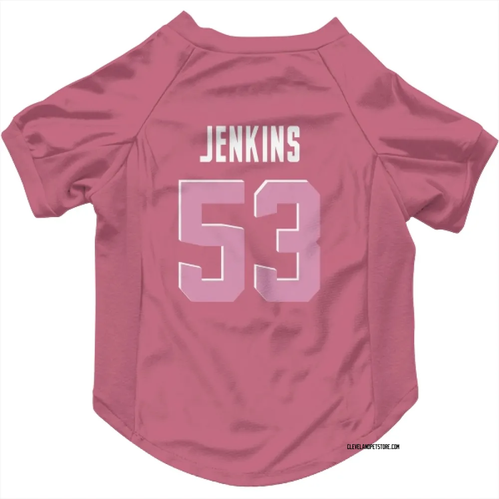 Cleveland Browns Patrick Jenkins Pink Pet Jersey for Dog & Cat