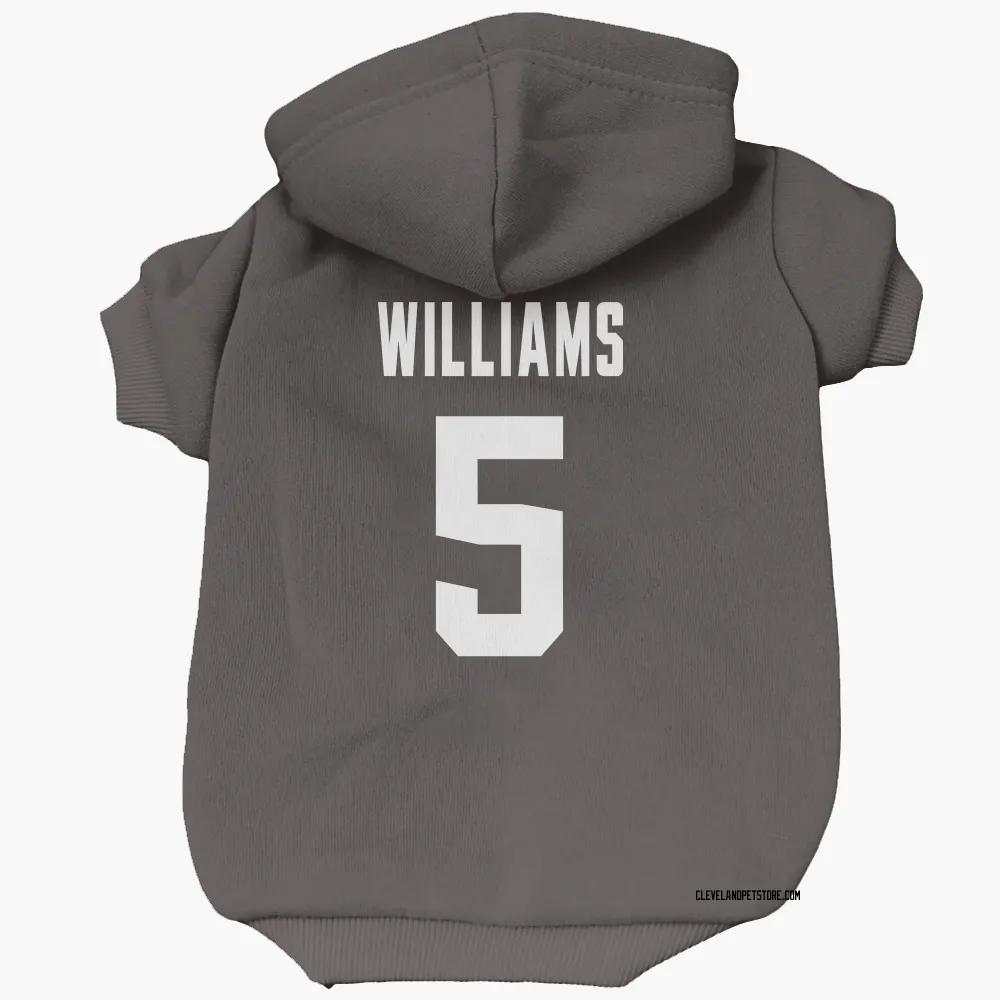 Cleveland Browns Quincy Williams Brown Pet Hoodie for Dog & Cat