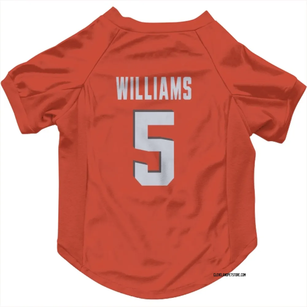 Cleveland Browns Quincy Williams Orange Pet Jersey for Dog & Cat