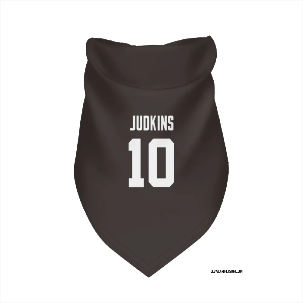 Cleveland Browns Quinshon Judkins Brown Pet Bandana for Dog & Cat