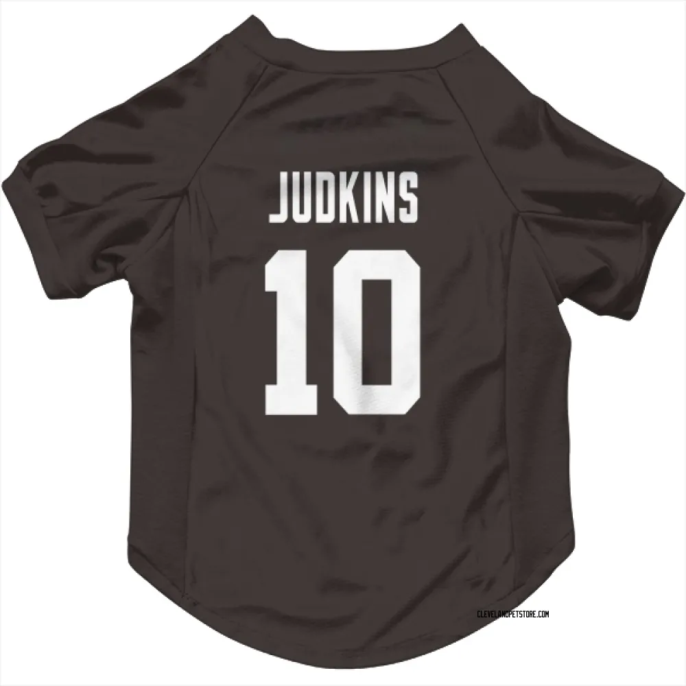 Cleveland Browns Quinshon Judkins Brown Pet Jersey for Dog & Cat