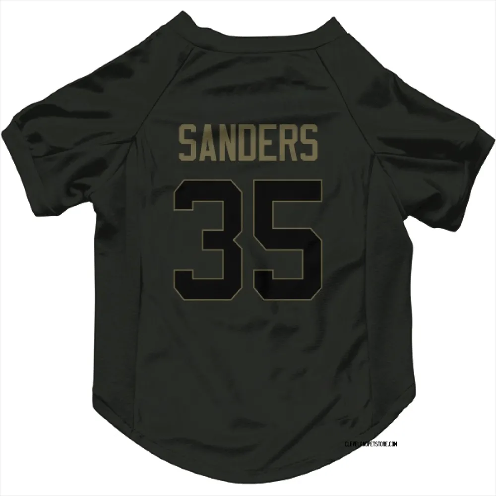 Cleveland Browns Raheim Sanders Black Service Pet Jersey for Dog & Cat