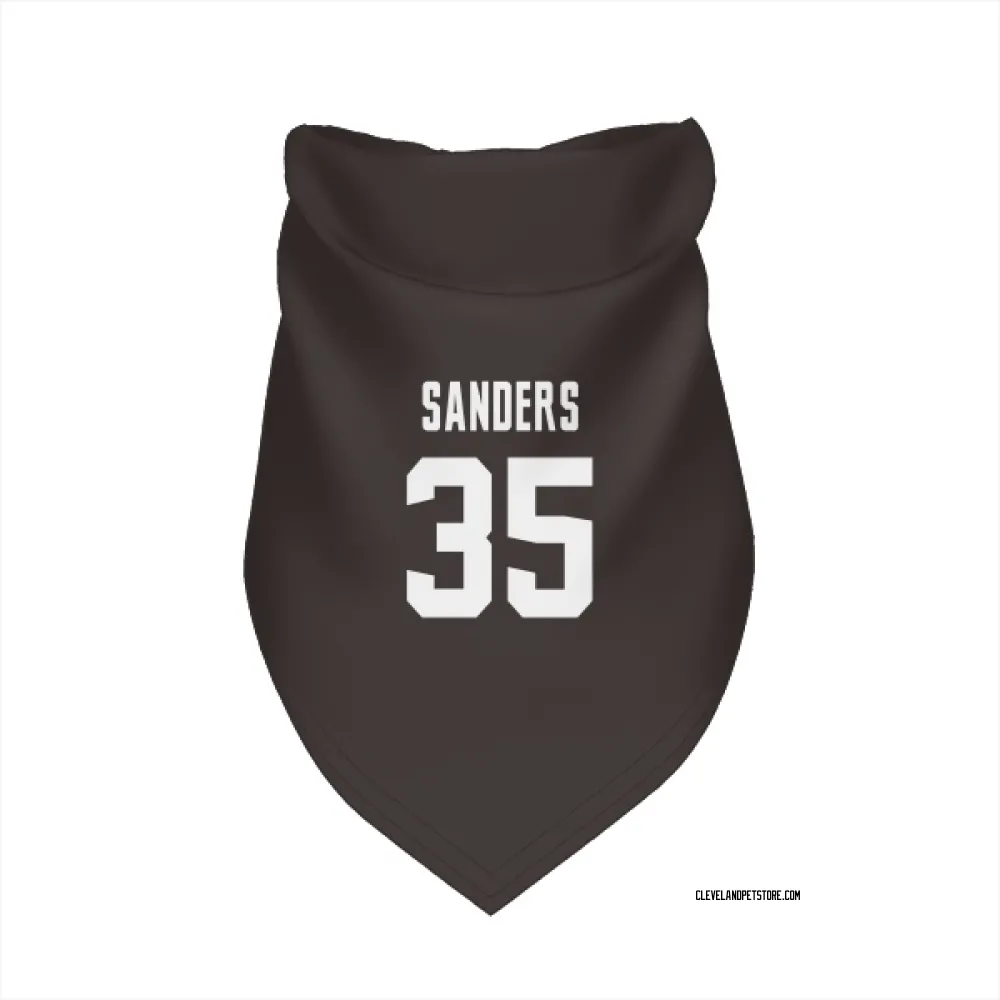 Cleveland Browns Raheim Sanders Brown Pet Bandana for Dog & Cat