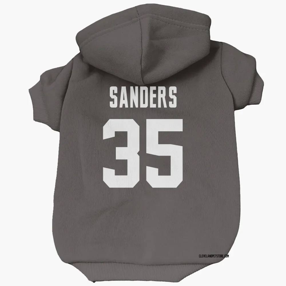 Cleveland Browns Raheim Sanders Brown Pet Hoodie for Dog & Cat