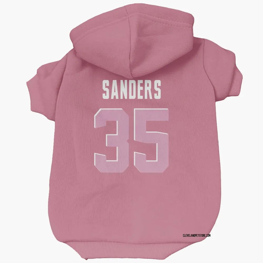 Cleveland Browns Raheim Sanders Pink Pet Hoodie for Dog & Cat