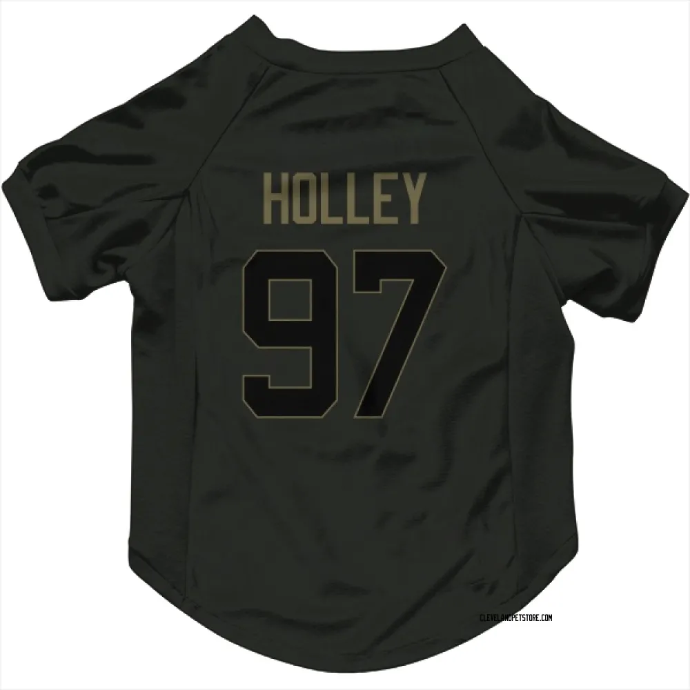Cleveland Browns Ralph Holley Black Service Pet Jersey for Dog & Cat