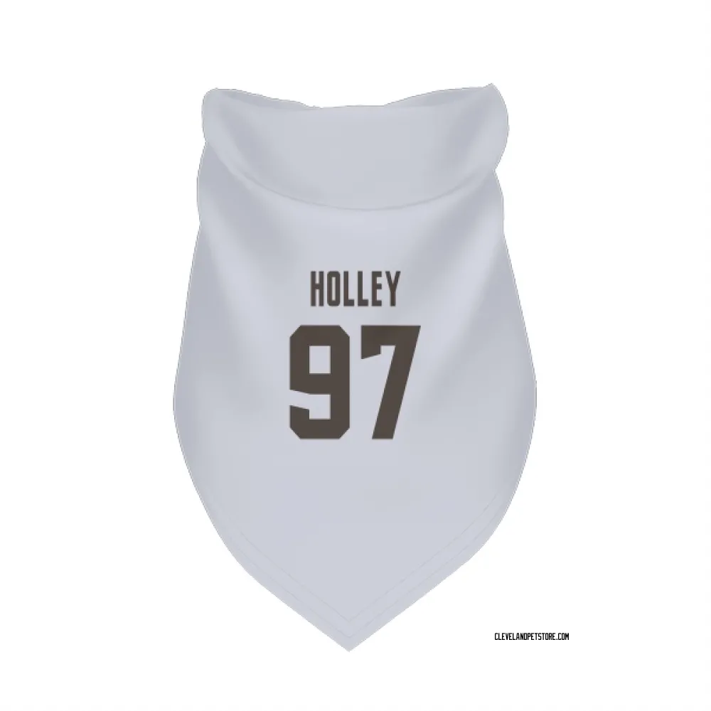 Cleveland Browns Ralph Holley White Pet Bandana for Dog & Cat