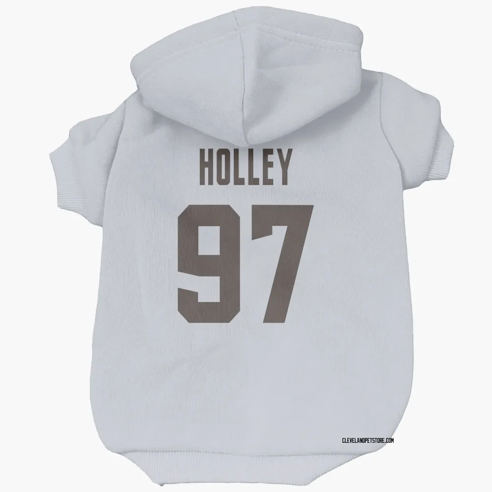 Cleveland Browns Ralph Holley White Pet Hoodie for Dog & Cat