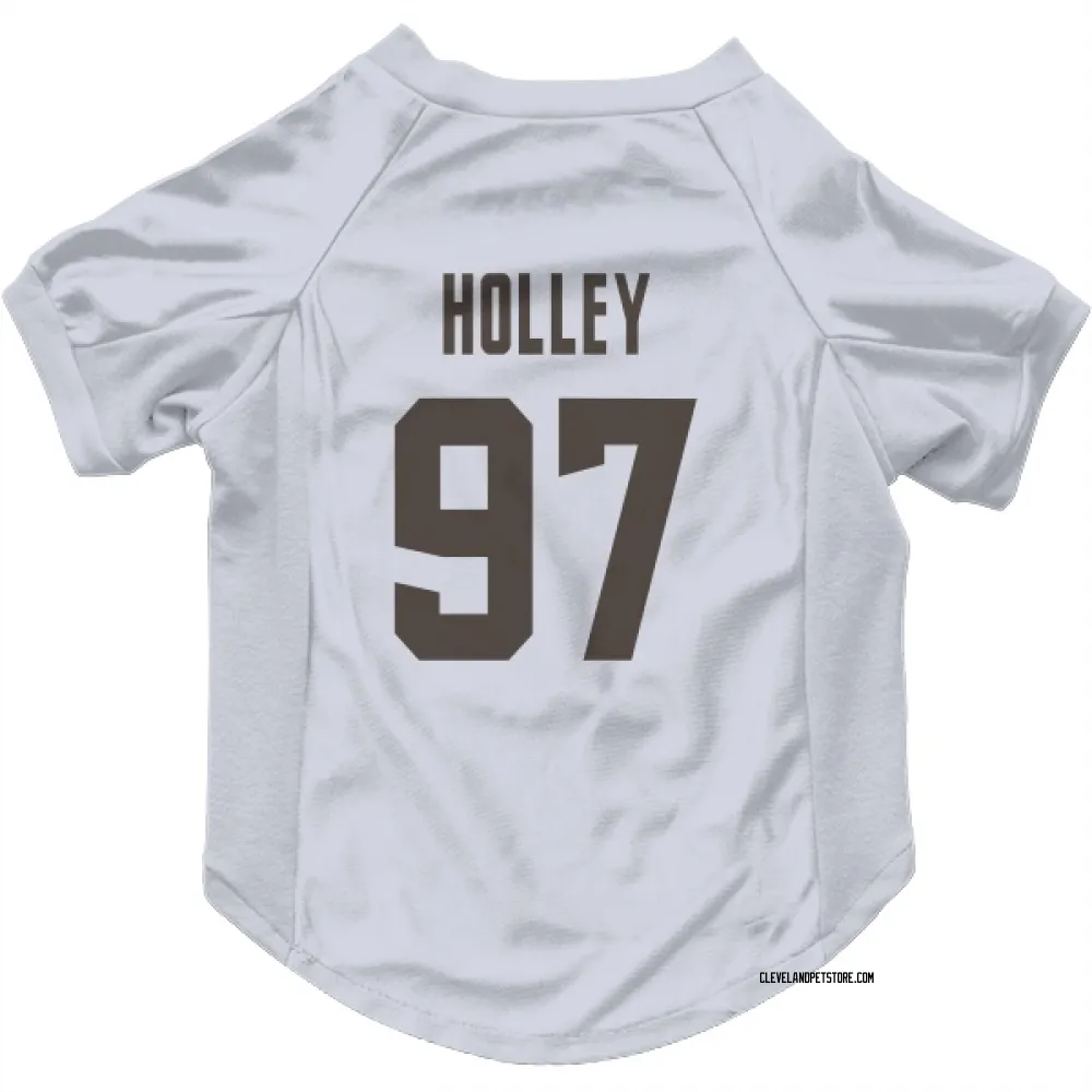 Cleveland Browns Ralph Holley White Pet Jersey for Dog & Cat