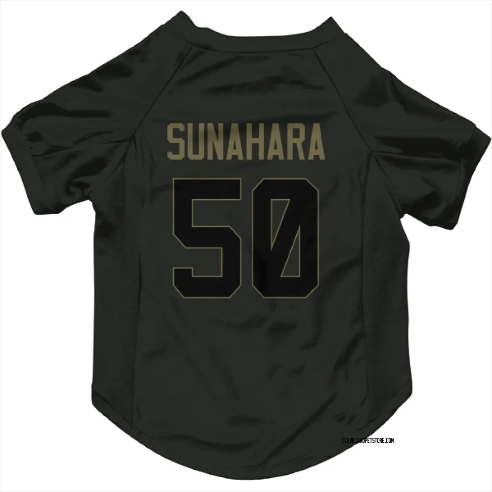 Cleveland Browns Rex Sunahara Black Service Pet Jersey for Dog & Cat