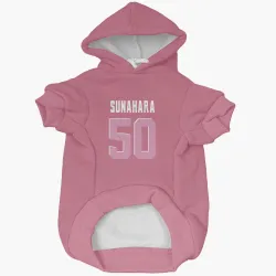 Cleveland Browns Rex Sunahara Pink Pet Hoodie for Dog & Cat