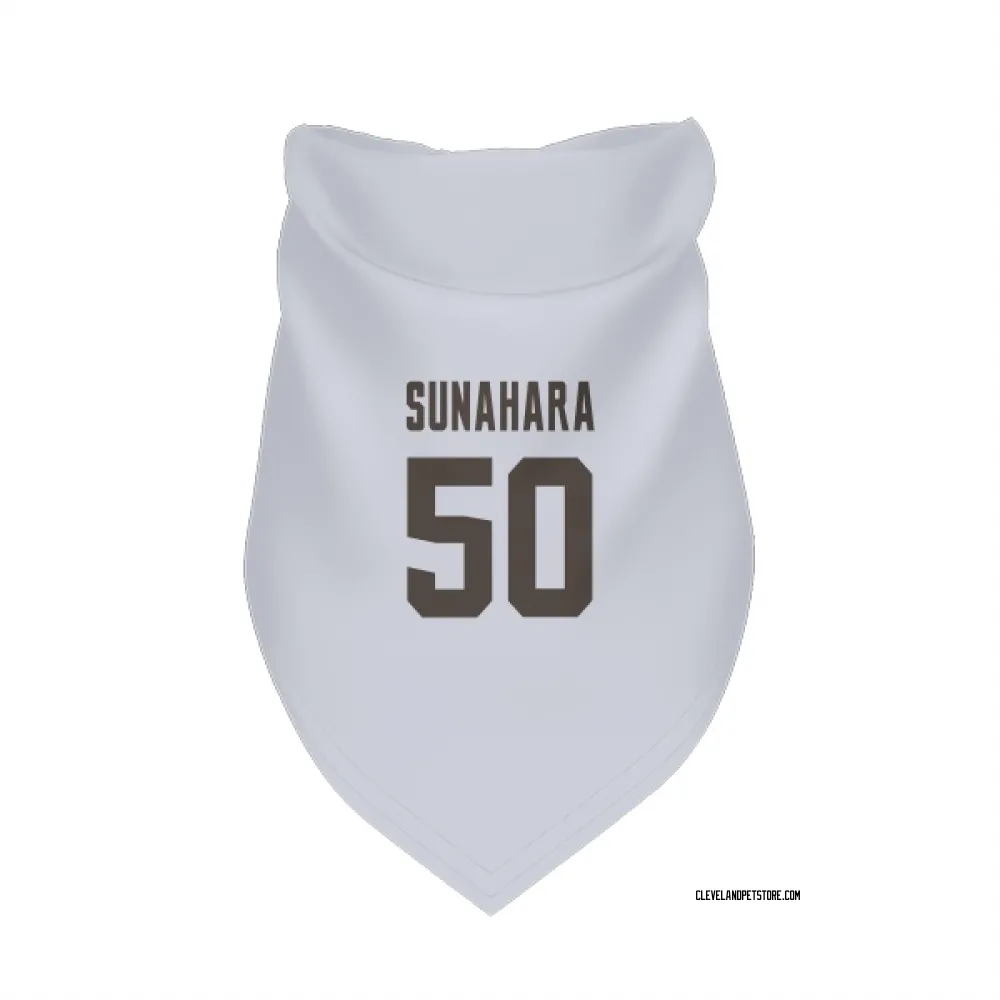 Cleveland Browns Rex Sunahara White Pet Bandana for Dog & Cat