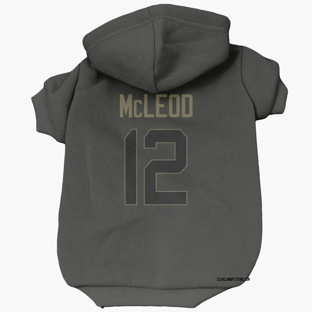Cleveland Browns Rodney McLeod Jr. Black Service Pet Hoodie for Dog & Cat