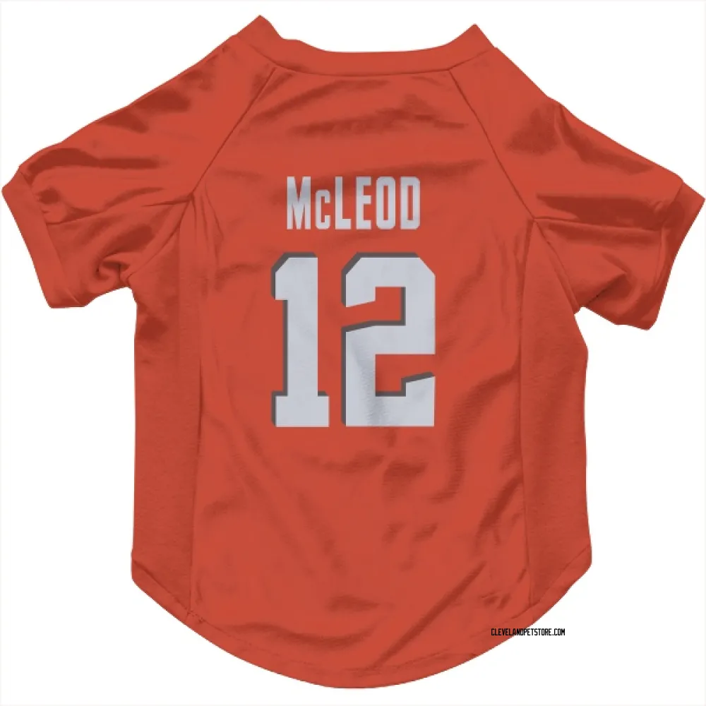 Cleveland Browns Rodney McLeod Jr. Orange Pet Jersey for Dog & Cat