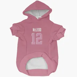 Cleveland Browns Rodney McLeod Jr. Pink Pet Hoodie for Dog & Cat
