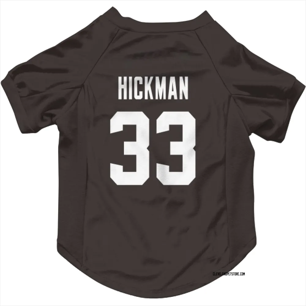 Cleveland Browns Ronnie Hickman Brown Pet Jersey for Dog & Cat
