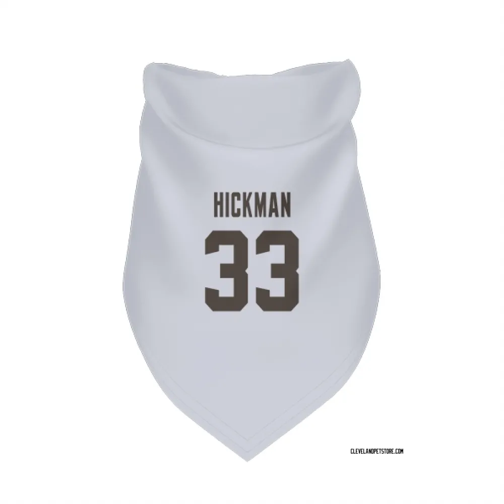 Cleveland Browns Ronnie Hickman White Pet Bandana for Dog & Cat