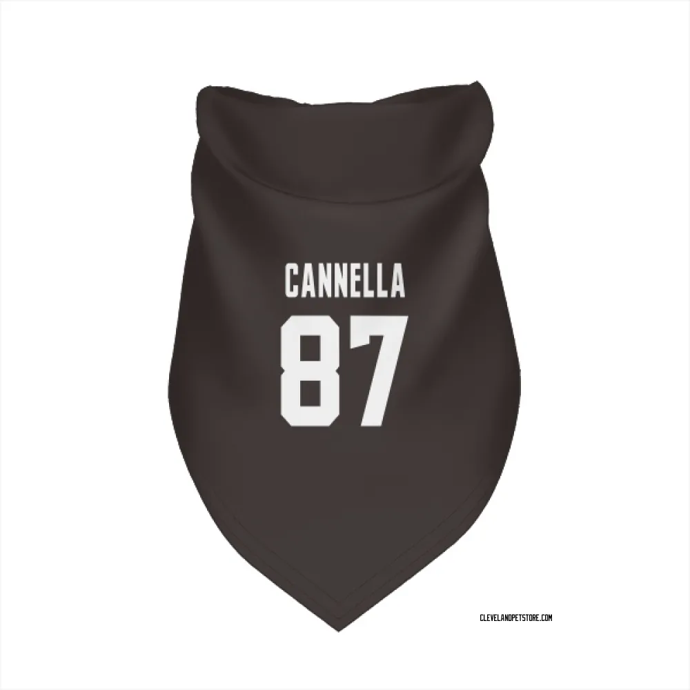 Cleveland Browns Sal Cannella Brown Pet Bandana for Dog & Cat