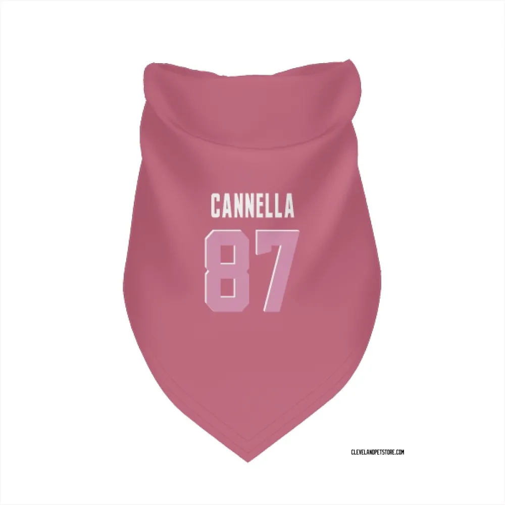 Cleveland Browns Sal Cannella Pink Pet Bandana for Dog & Cat