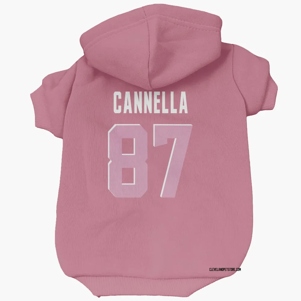 Cleveland Browns Sal Cannella Pink Pet Hoodie for Dog & Cat