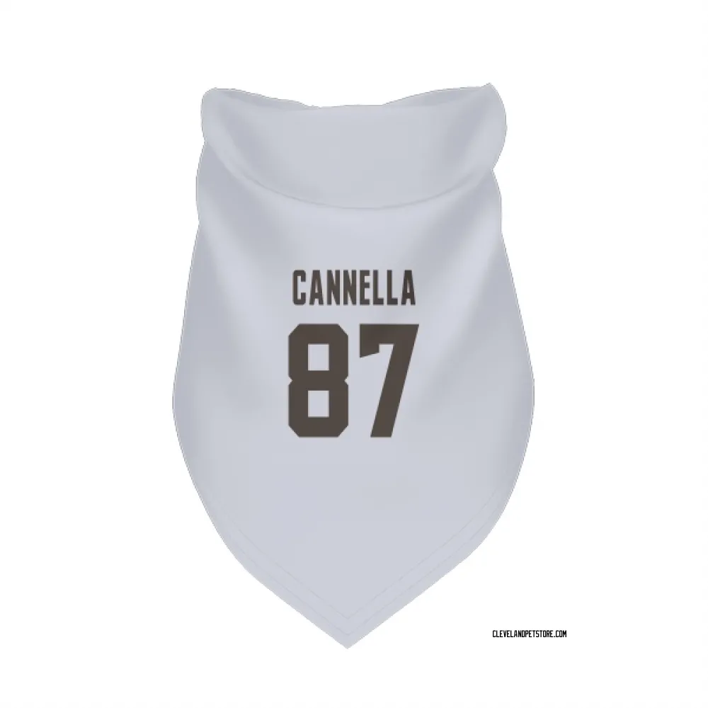 Cleveland Browns Sal Cannella White Pet Bandana for Dog & Cat