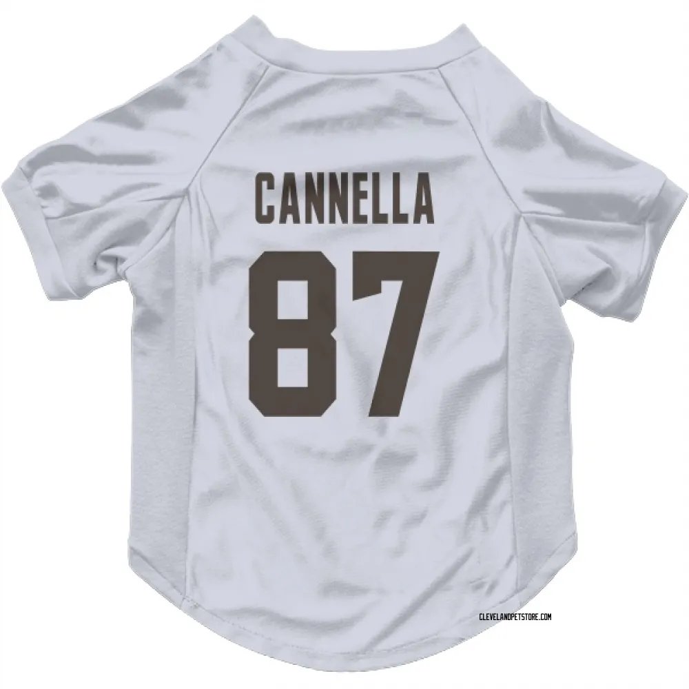 Cleveland Browns Sal Cannella White Pet Jersey for Dog & Cat