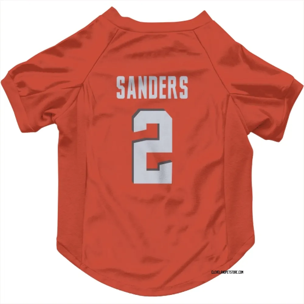 Cleveland Browns Shedeur Sanders Orange Pet Jersey for Dog & Cat