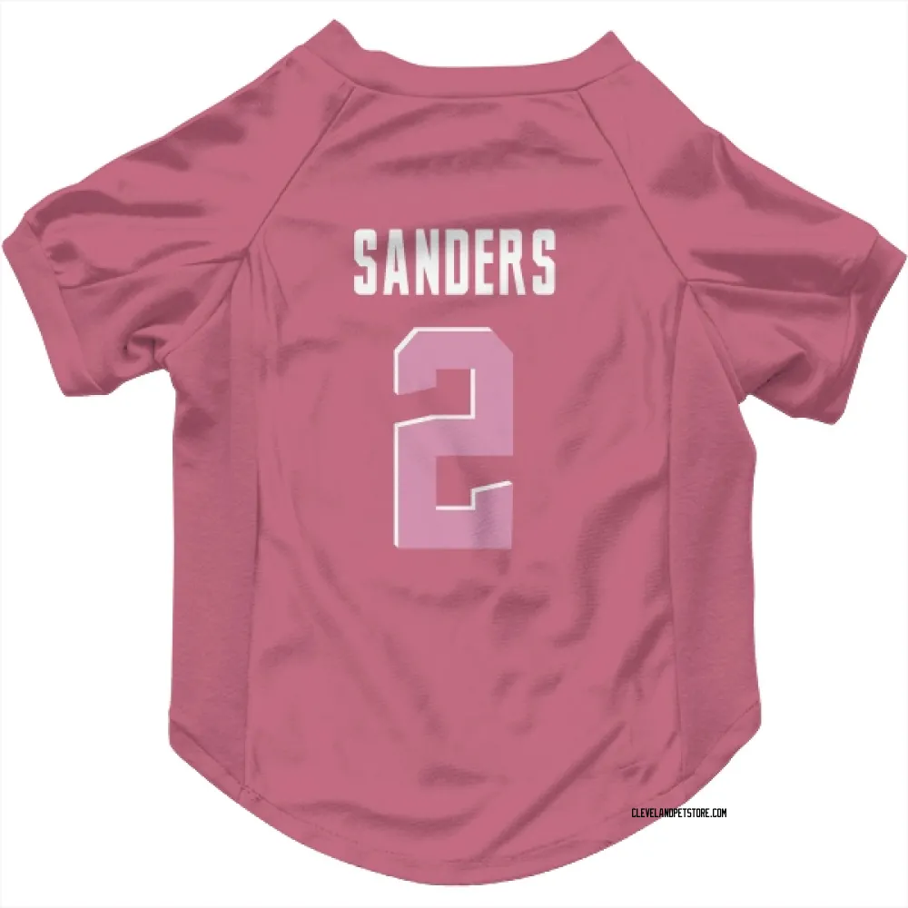 Cleveland Browns Shedeur Sanders Pink Pet Jersey for Dog & Cat